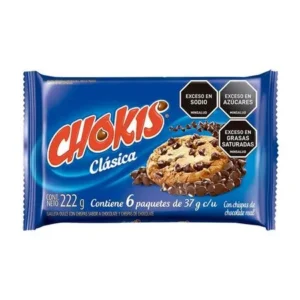 GALLETA CHOKIS CHISPAS 37G * 6 UND