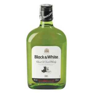 WHISKY  BLACK AND WHITE 375 ML