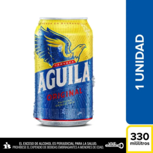 CERVEZA AGUILA TRADICIONAL LATA  330 PACA X 24 UND