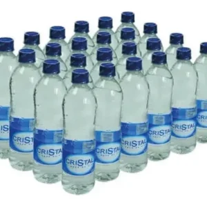 AGUA CRISTAL CON GAS 600ML PACA X 24UND