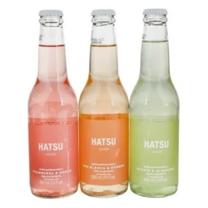 HATSU SODA SABORES 300 ML VIDRIO PACA X 6 UND