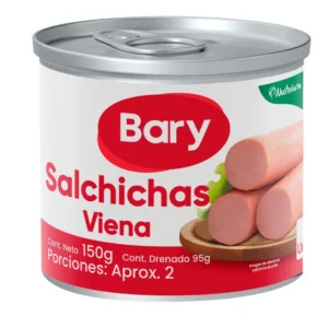 SALCHICHA VIENA BARY LATA X150G