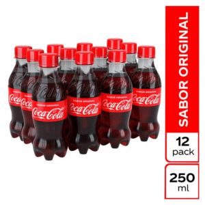 COCA COLA 250 PET PACA X 12 UND