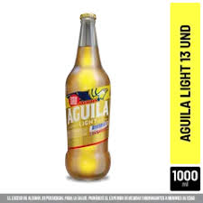CERVEZA AGUILA LIGHT 1000 ML CANASTA X 13 UND