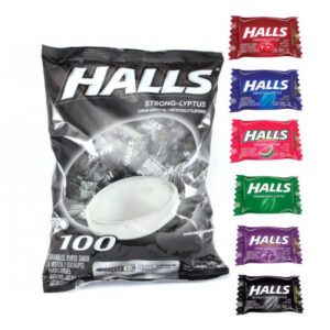HALLS PEPA BOLSA X 100 UND