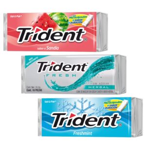 CHICLE TRIDENT BARRA VALUPACK *12 UND