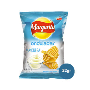 PAPA MARGARITA ONDULADA MAYONESA 32 GR BOLSA X 10 UND
